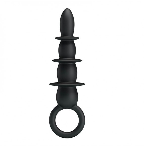 PRETTY LOVE - Fabulous Anal Butt Plug Massager (Black) PRETTY LOVE - Fabulous Anal Butt Plug Massager (Black)